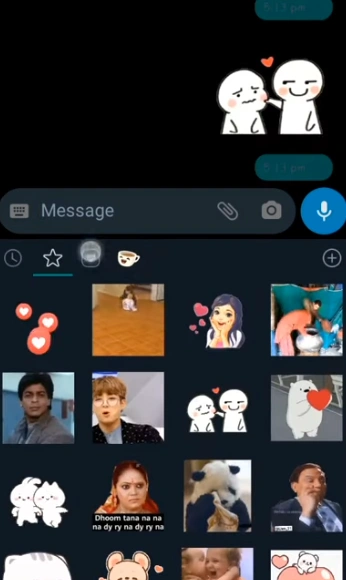stickers in gbwhatsapp